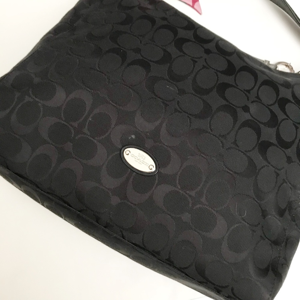 Coach Signature Handbag/Crossbody Bag - Picture 2 of 11